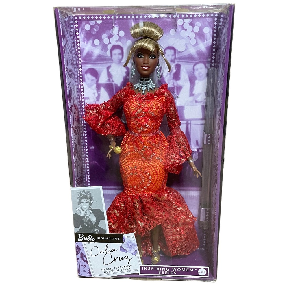 Mattel Barbie Signature Inspiring Women Series Celia Cruz Queen of Salsa Doll